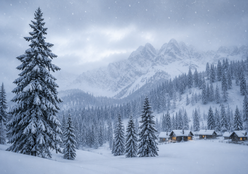 Winter Snowfall — Kashmir